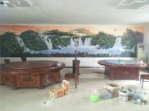 华安墙绘-写实风景