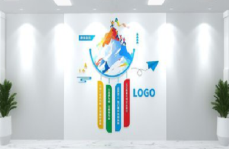 华安公司企业形象墙的工艺材料有哪些？