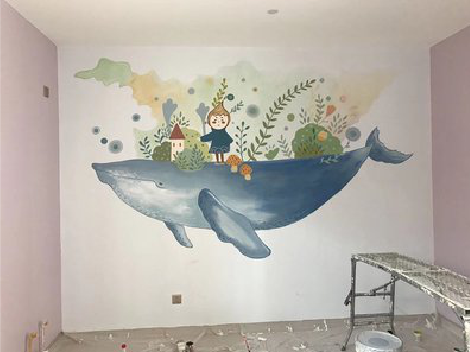 华安手绘墙的特点及优势。