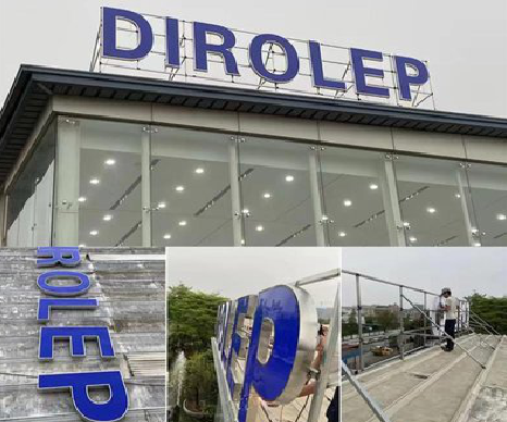 华安楼顶发光字安装的注意事项。